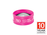 Volk 78D (Pink Limited Edition) Double Aspheric With Case
