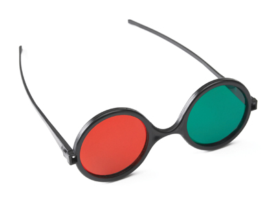 Red/Green Child Size Goggles (Packed in 6s)